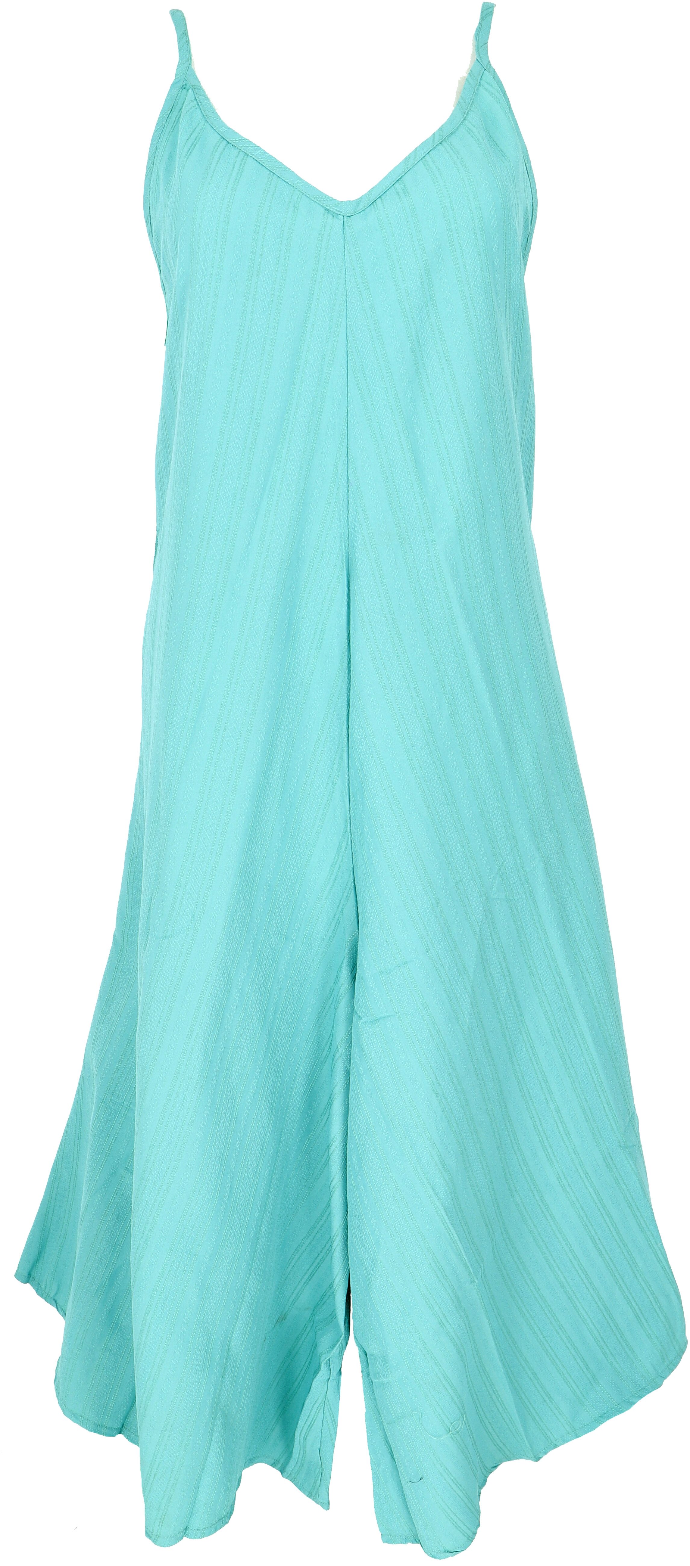Guru-Shop Relaxhose Boho Jumpsuit, Sommer Overall, Hosenkleid - aqua altern günstig online kaufen