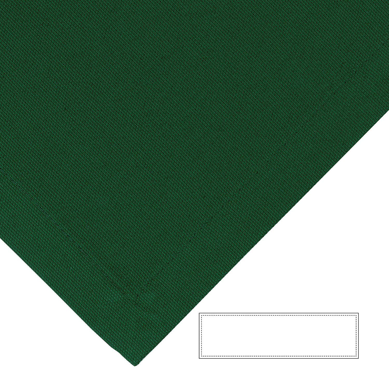 Fink Tischläufer Tischläufer Bente - dunkelgrün - 100% Baumwolle - B.40cm x T.140cm, bis 40° waschbar