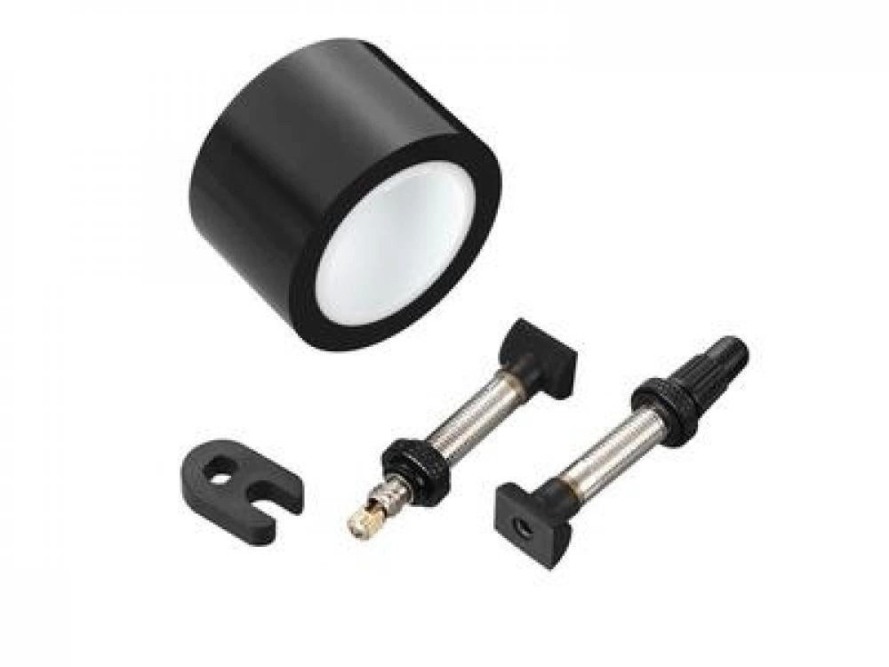 SRAM Fahrradreifen SRAM Tubeless Kit Rail 23 mm inkl. 28 mm Felgenband - Komplettset für