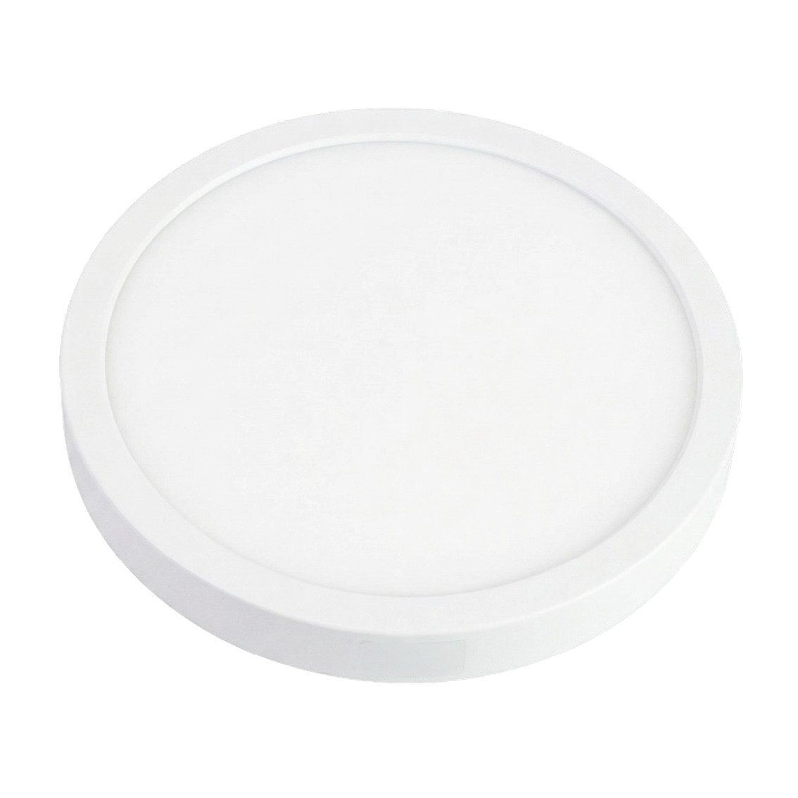 ENOVALITE LED Deckenleuchte LED Panel 12W Dimmbar Einbauleuchte/Aufbauleuchte Rund, LED fest integriert, 2700- 5700K Warm- Kaltweiß, Variabler Lochdurchmesser, CCT