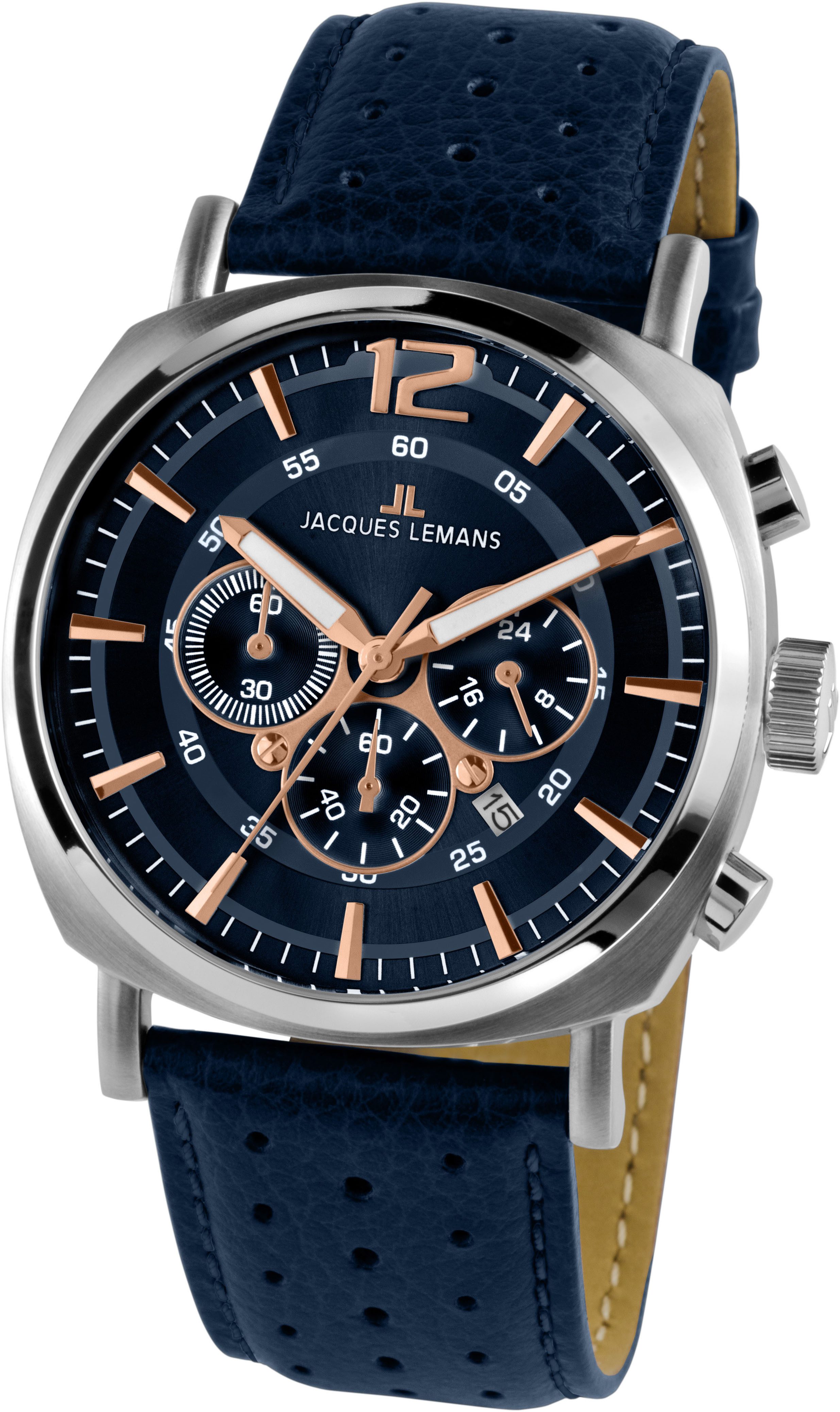 Jacques Lemans Chronograph Lugano 1-1645I, Quarzuhr, günstig online kaufen