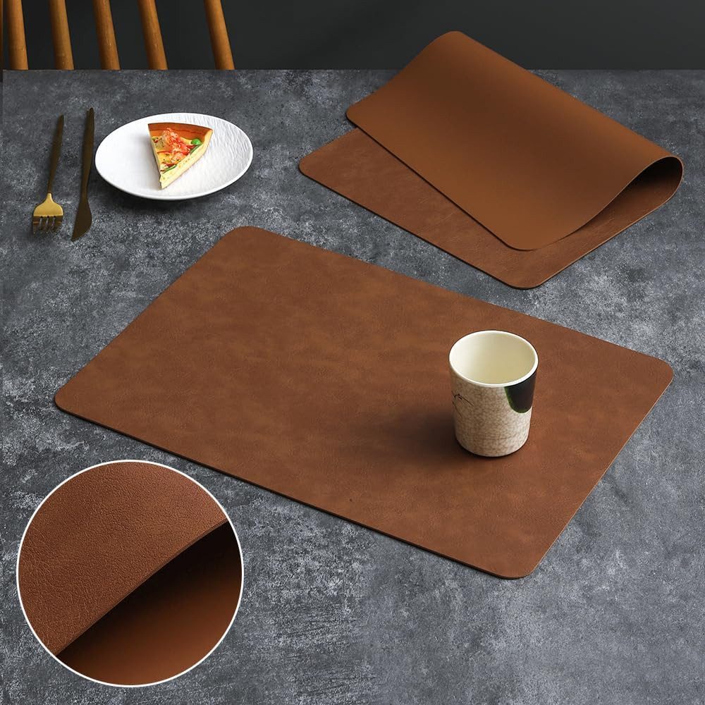 RWEUOQ Platzset Platzsets Abwaschbar Tischsets Rutschfest günstig online kaufen