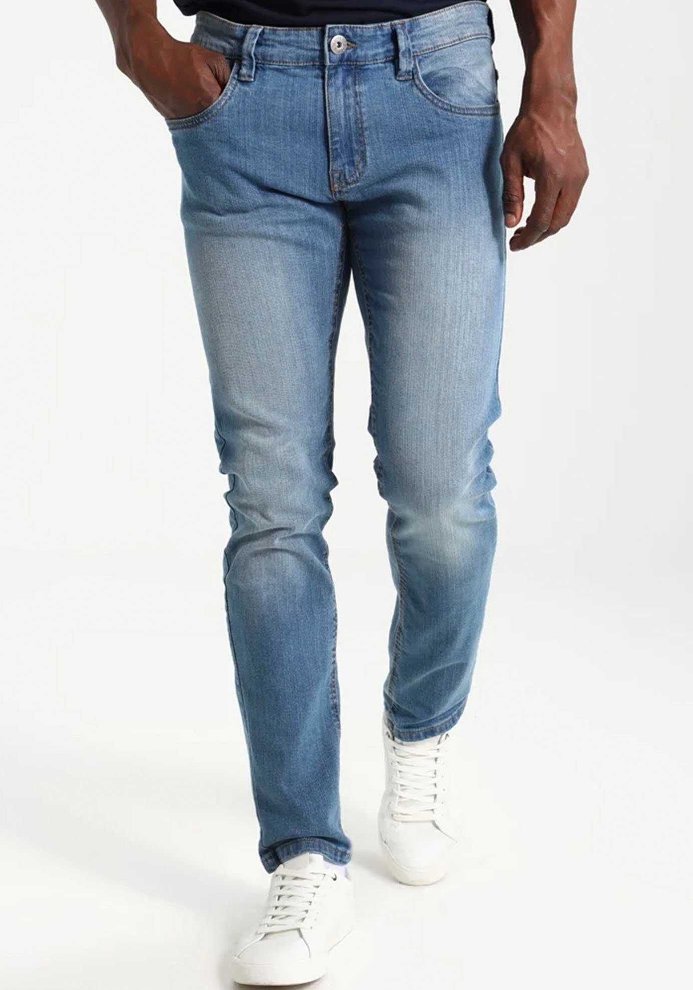 Blue Slim-fit-Jeans Indicode Pittsburg