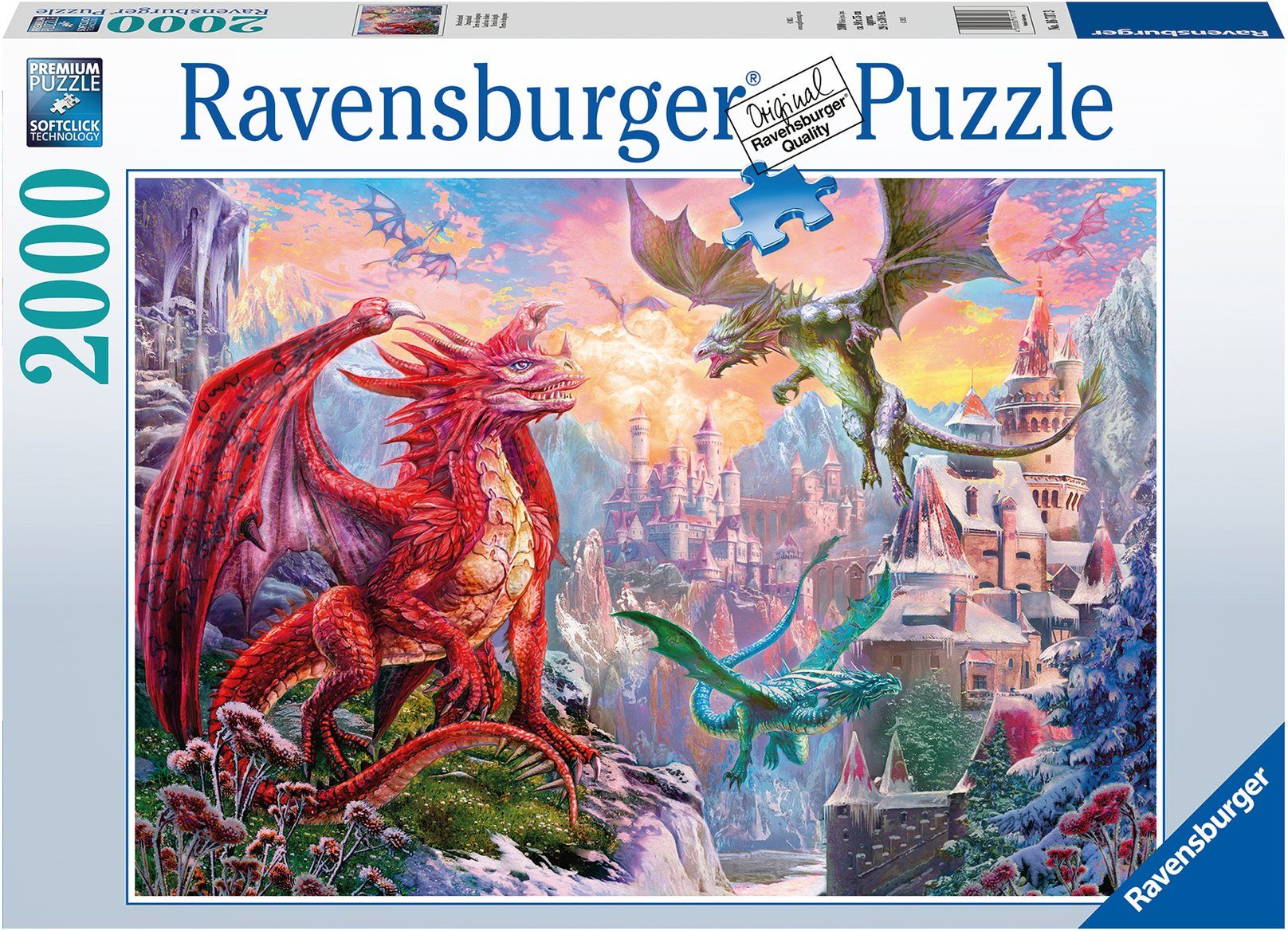 Ravensburger Puzzle Drachenland, - - Puzzleteile, schützt in 2000 Germany, weltweit FSC® Made Wald