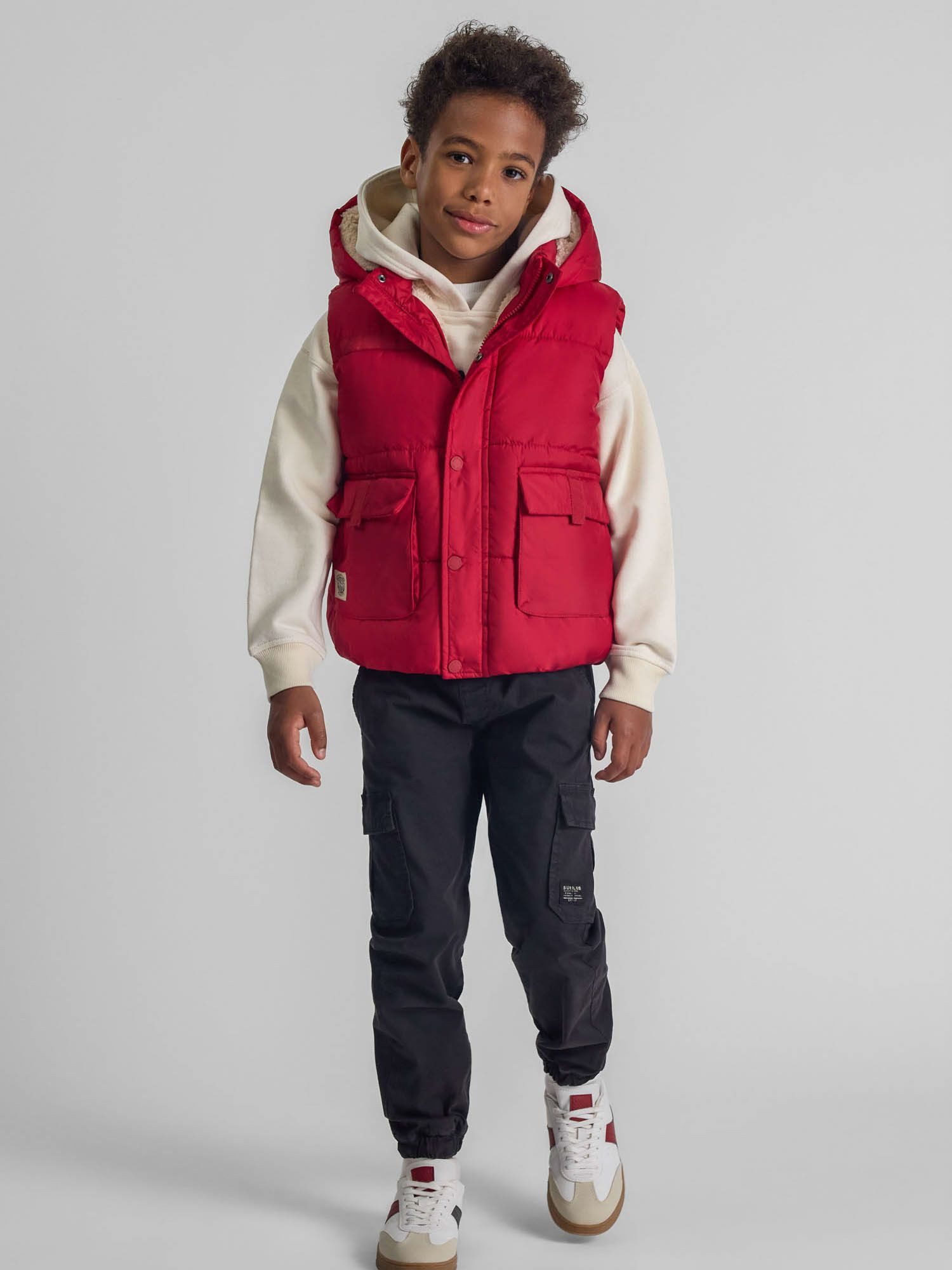 MINOTI Steppweste Kapuzenweste mit Pattentaschen Mit Kapuze und Pattentaschen