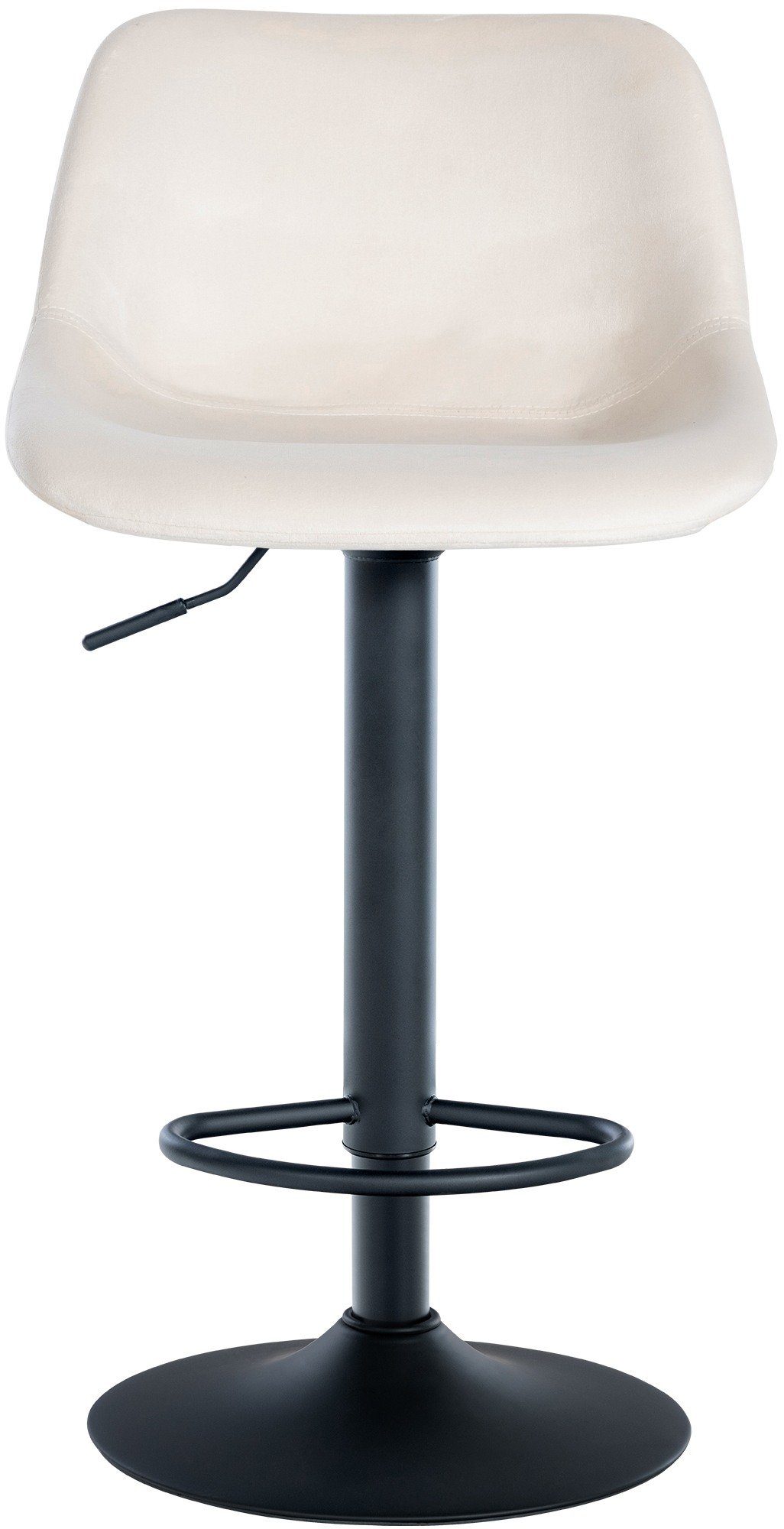 CLP Barhocker Loft (2er Set, 2 St., 2er), Bezug aus Samt, Stoff oder Kunstleder