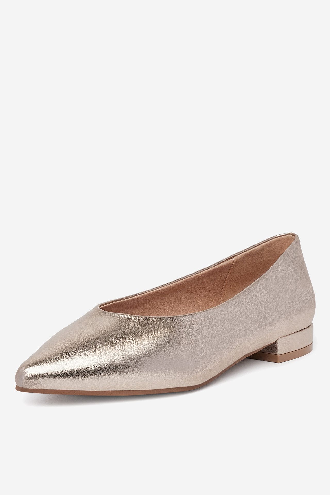 Jenny JENNY Damen Ballerina 37 goldfarben 5903698726564 Ballerina