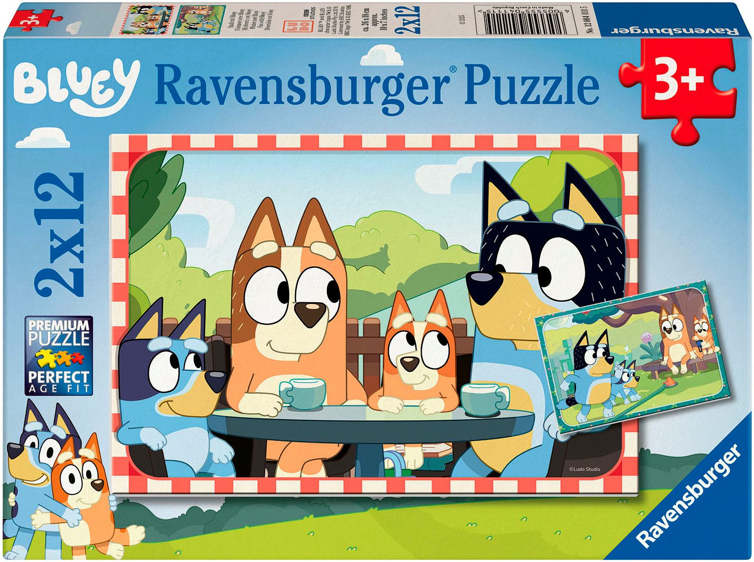 Ravensburger Puzzle Bluey, Familienzeit, 24 Puzzleteile, Made in Europe günstig online kaufen