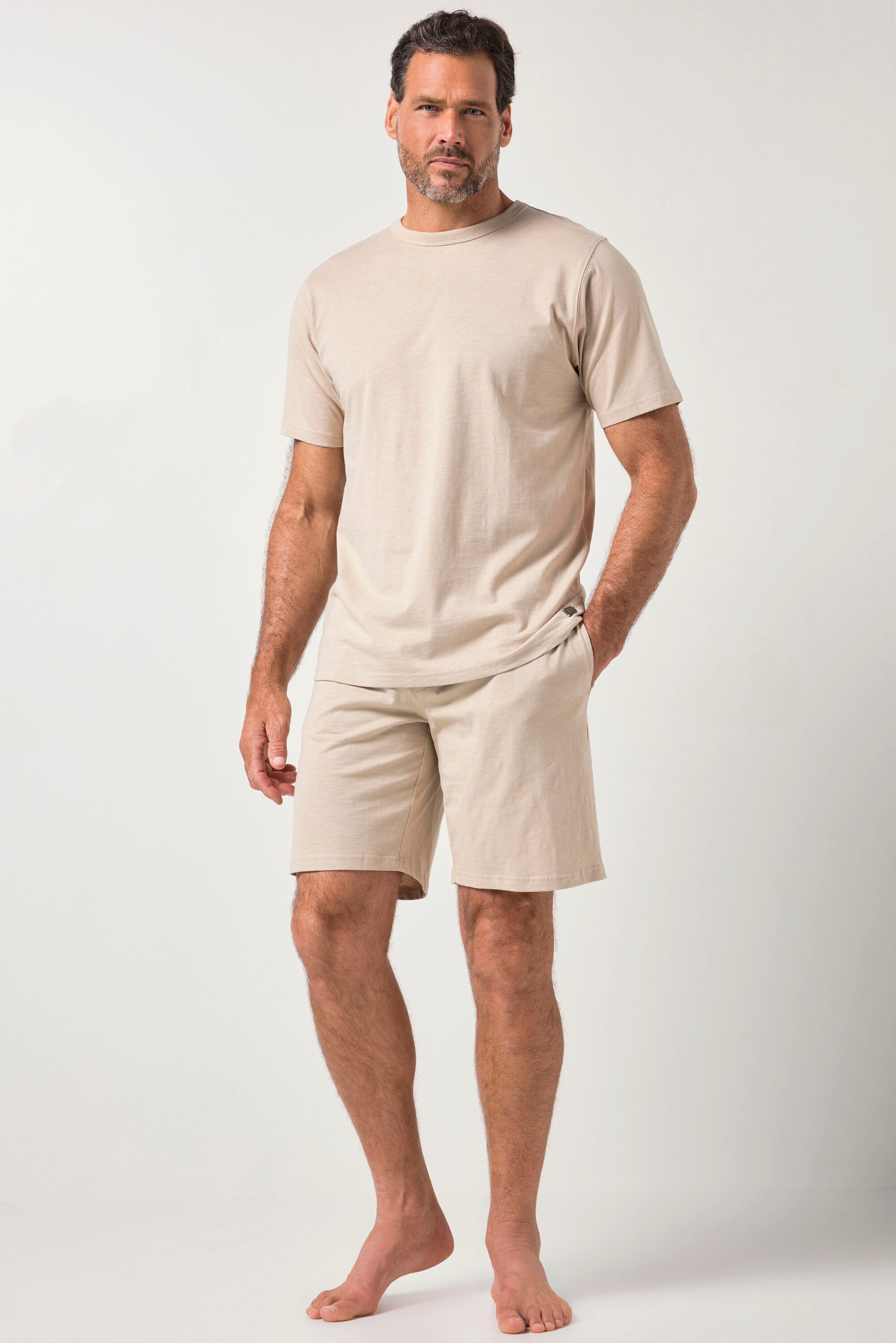 JP1880 Schlafanzug Schlafanzug Homewear Zweiteiler T-Shirt lange Hose