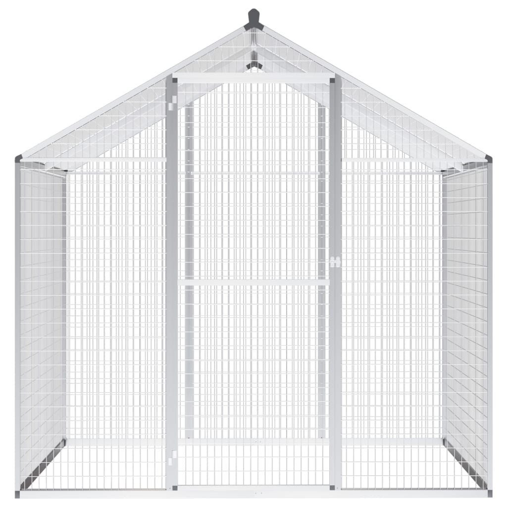 vidaXL Voliere, Außenvoliere Aluminium 178x122x194 cm
