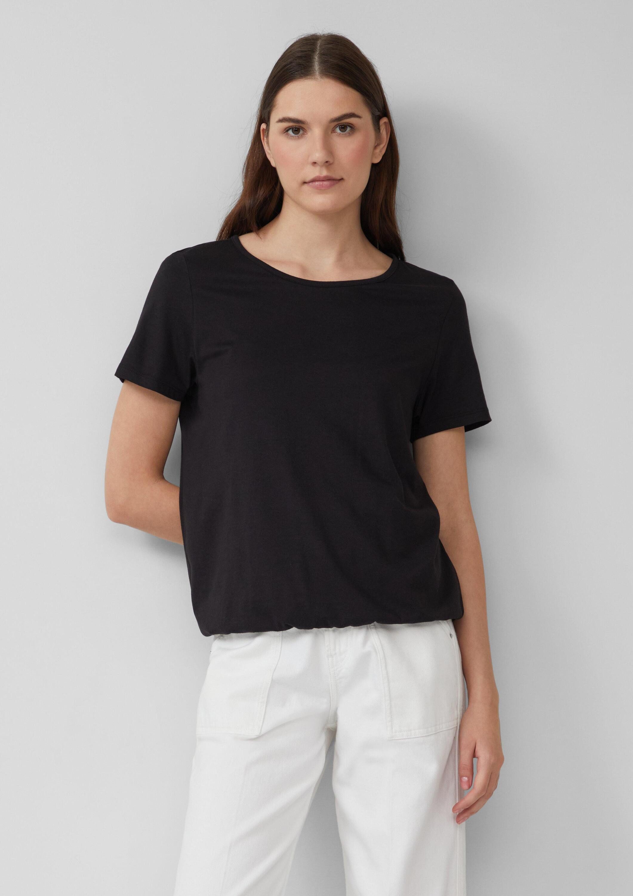 s.Oliver Kurzarmshirt T-Shirt Jersey-T-Shirt im O-Shape mit Cut-out günstig online kaufen