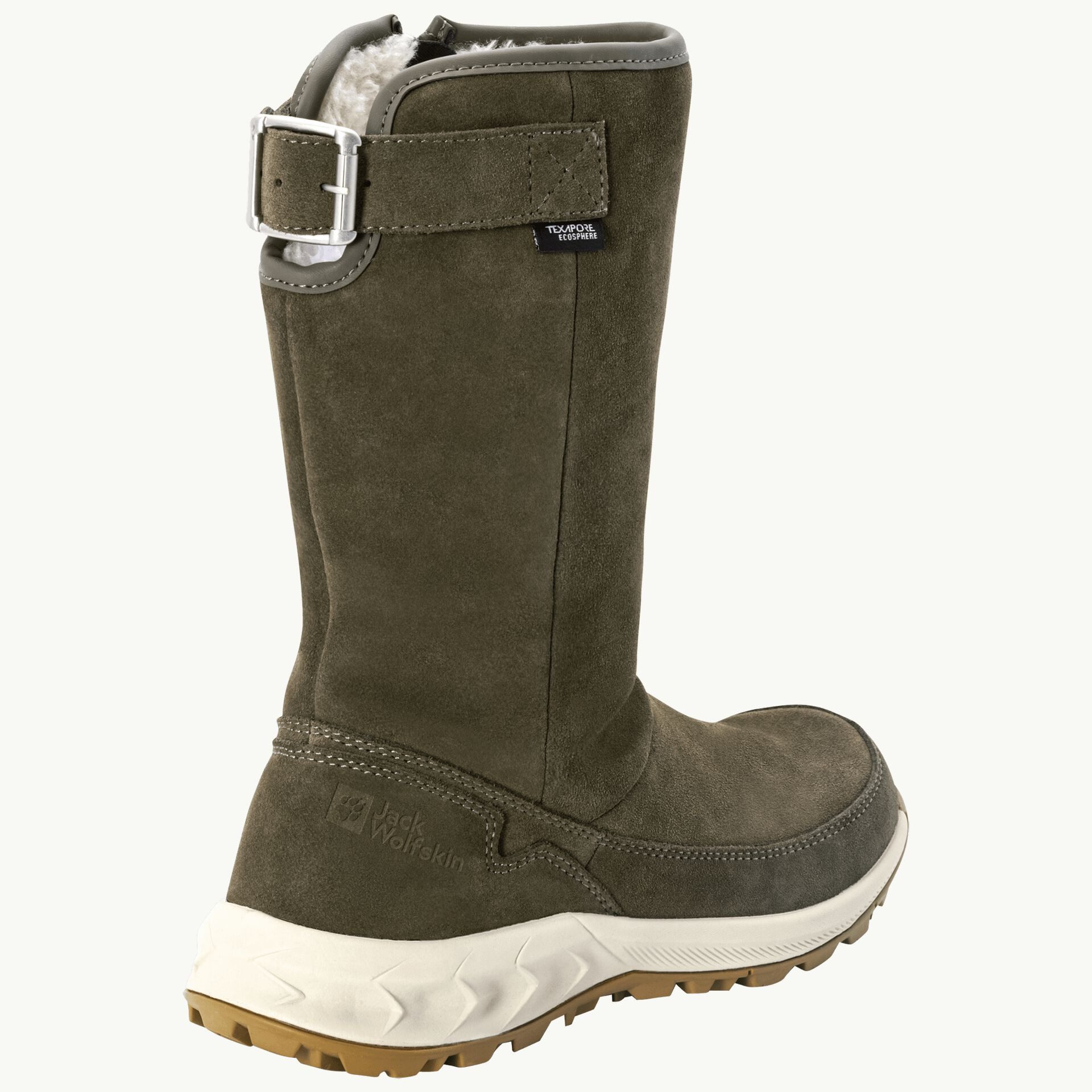 Jack Wolfskin Queenstown Texapore - Lederstiefel, seitlicher Reißverschluss Winterstiefel