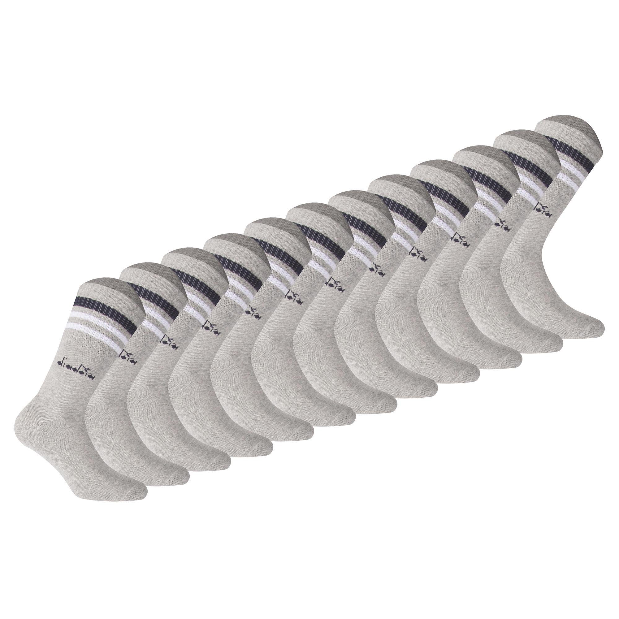 Diadora Sportsocken Unisex Socken 12er Pack Baumwollmischung (Packung, 12er Pack)