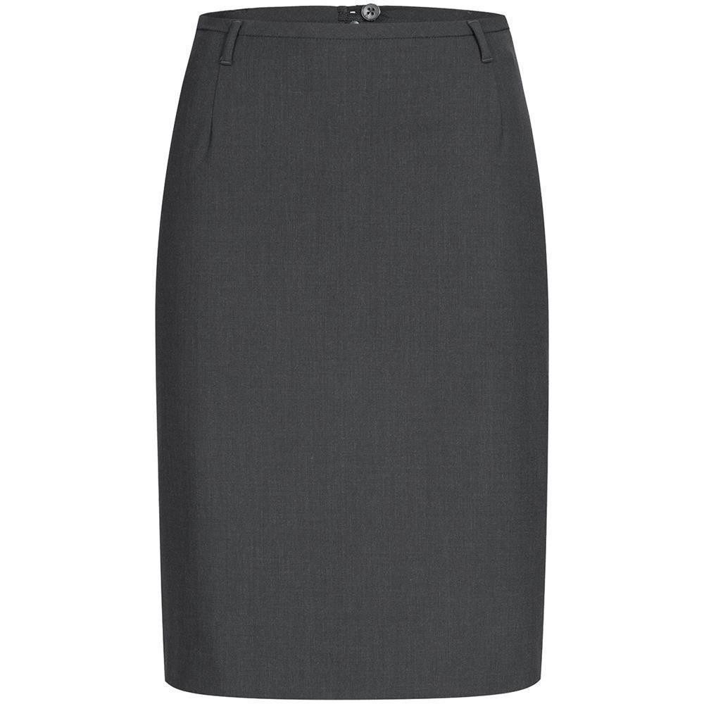 Bleistiftrock Greiff Corporate Stiftrock PREMIUM Damen Regular-Fit Anthrazit