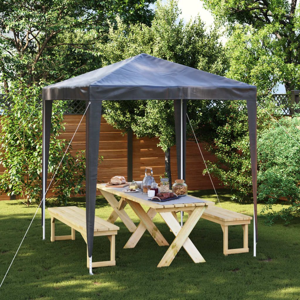 furnicato Partyzelt Profi-2x2 m Anthrazit günstig online kaufen