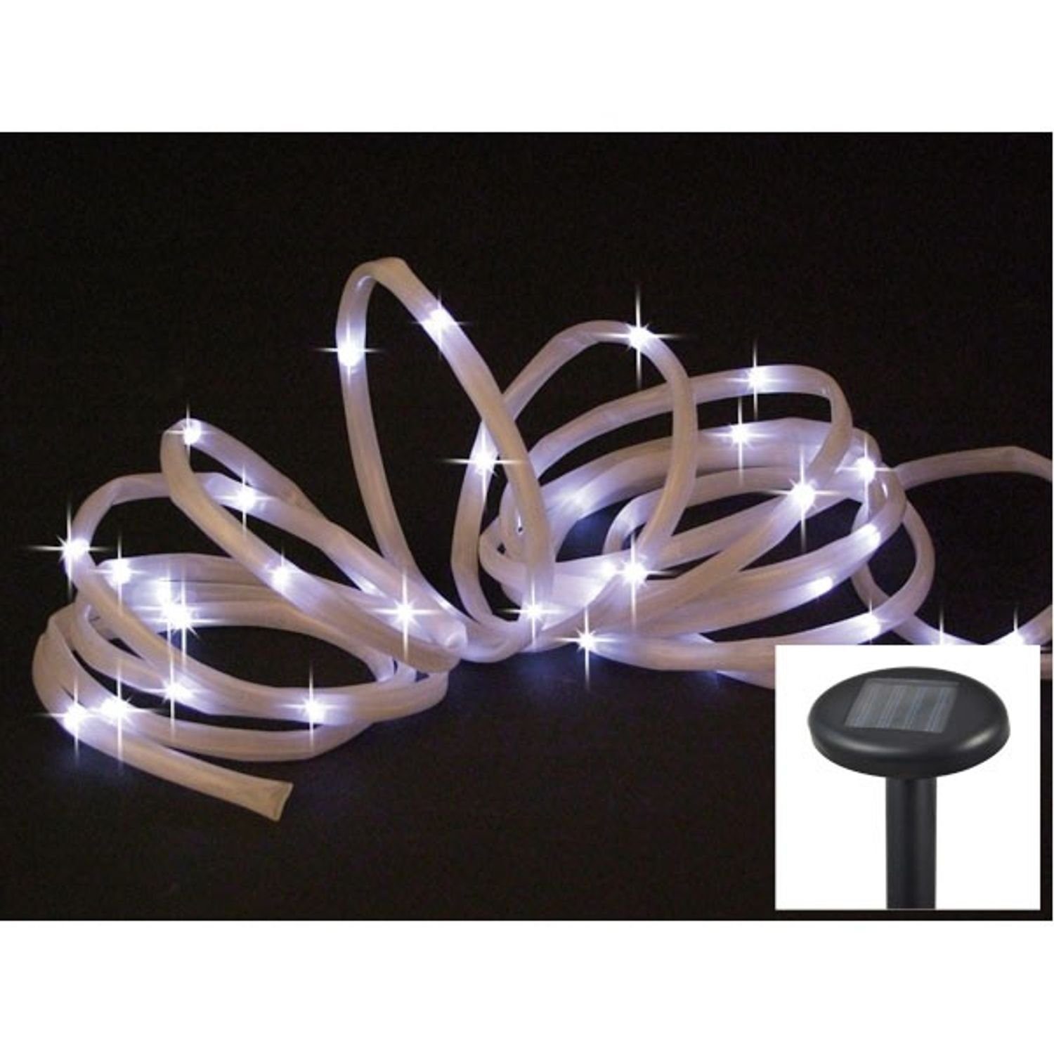BURI Lichterkette Solarlichtschlauch 7m mit 50 günstig online kaufen