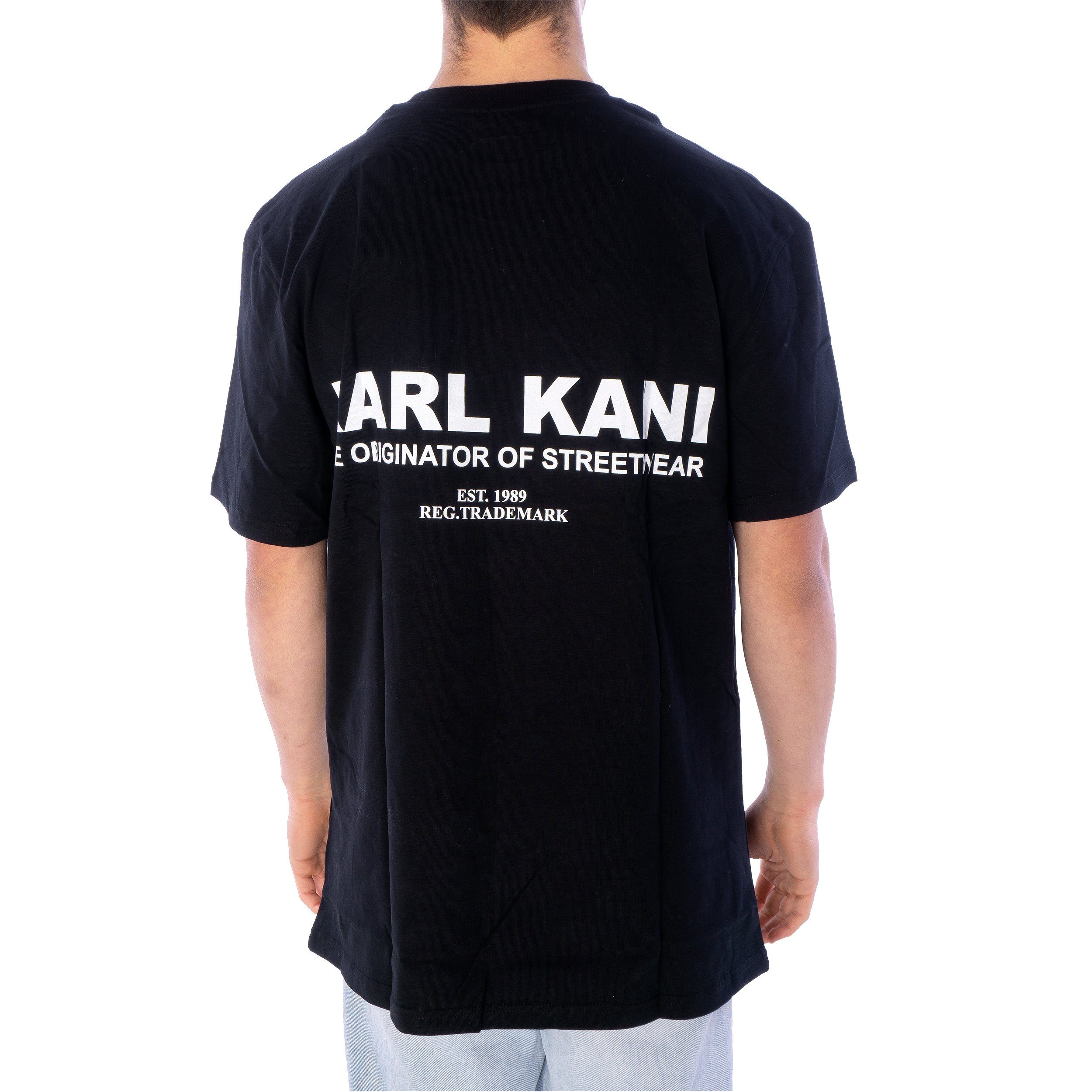 Shirt Herren Kani (1-tlg) T-Shirt Karl Retro Kani T-Shirt schwarz Small Karl