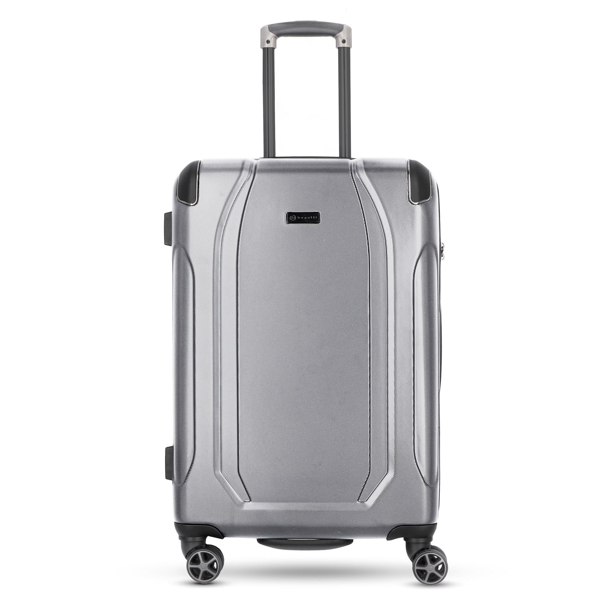 bugatti Hartschalen-Trolley Valencia, 4 Rollen, ABS silver