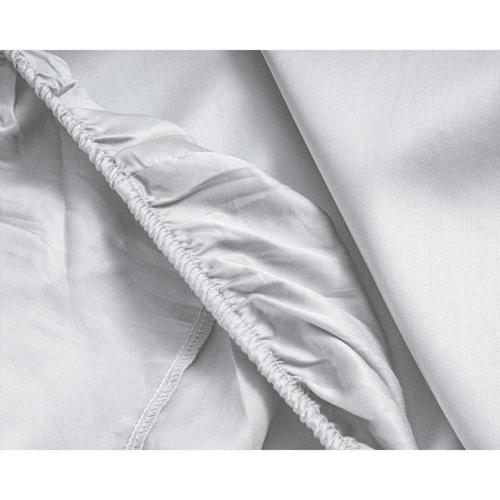 Sitheim-Europe Spannbettlaken PRIMAVIERA DELUXE SPANNBETTLAKEN aus 100% Baumwolle SATIN, Baumwollsatin, Gummizug: Rundum, (1 Stück), hält die Wärme im Winter Schön kühl und atmungsaktiv im Sommer