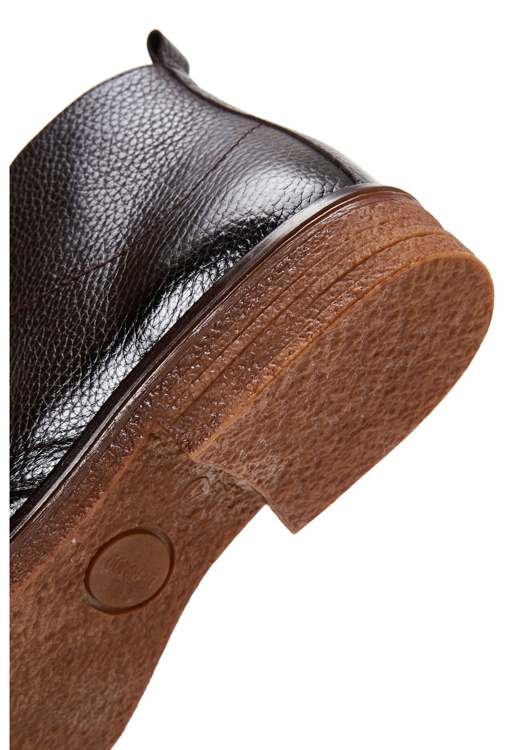 Derimod Stiefeletten aus Leder Ankleboots Schnürsenkel, Lederfutter, Gummisohle