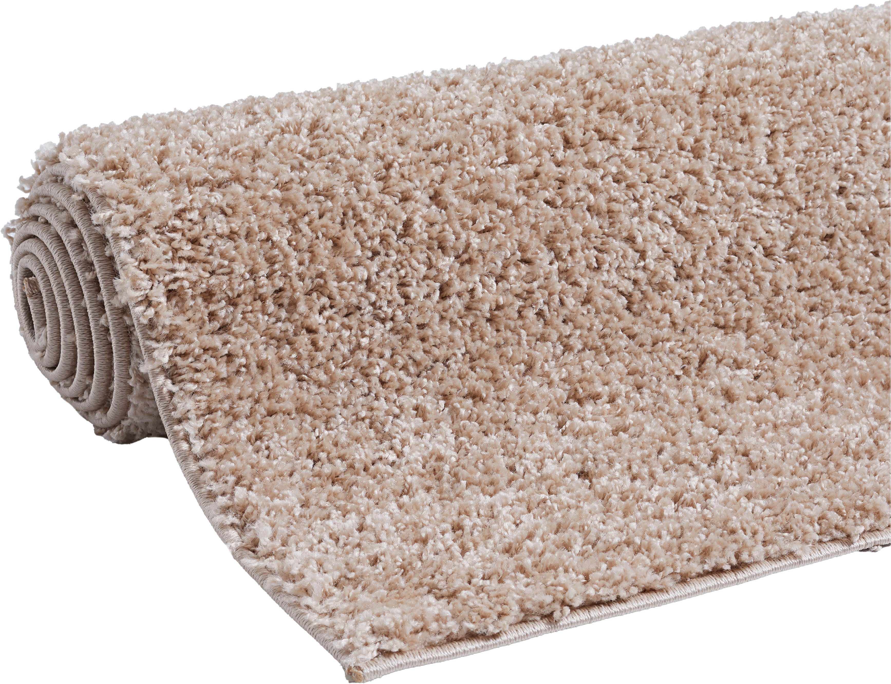 OTTO home Hochflor-Teppich Viva Shaggy, in Standard- und Premium-Qualität, 30 mm oder 45 mm Höhe, rechteckig, Uni Farben, einfarbig, weich, kuschelig, Läufer, K – Bild 4 von 5