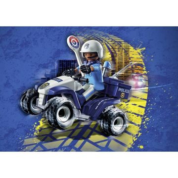 Playmobil® Konstruktions-Spielset Polizei-Speed Quad