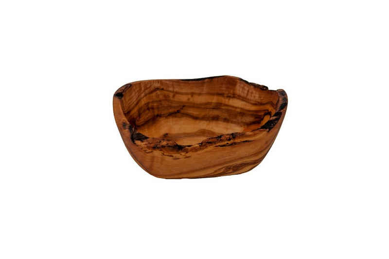 Benera Seifenschale Rustikale Seifenschale aus Olivenholz, ca. 14 x 9 cm, Breite: 9 cm
