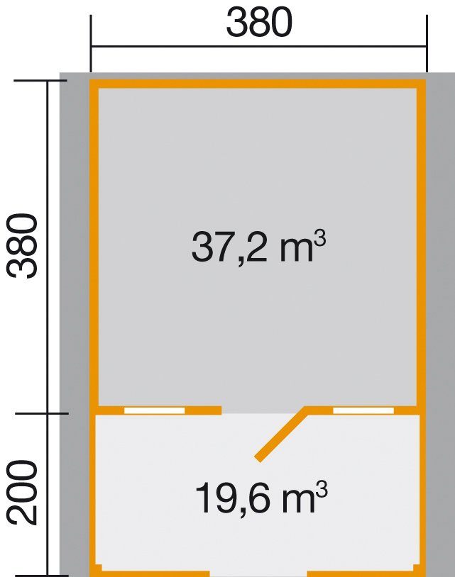 Thumbnail - weka Gartenhaus 138 B Gr.2, BxT: 450x590 cm, (Set)
