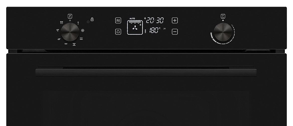VESTEL Backofen Pyrolyse visioTouch Display Kindersicherung 78 Liter Garraum BEB8BL.1