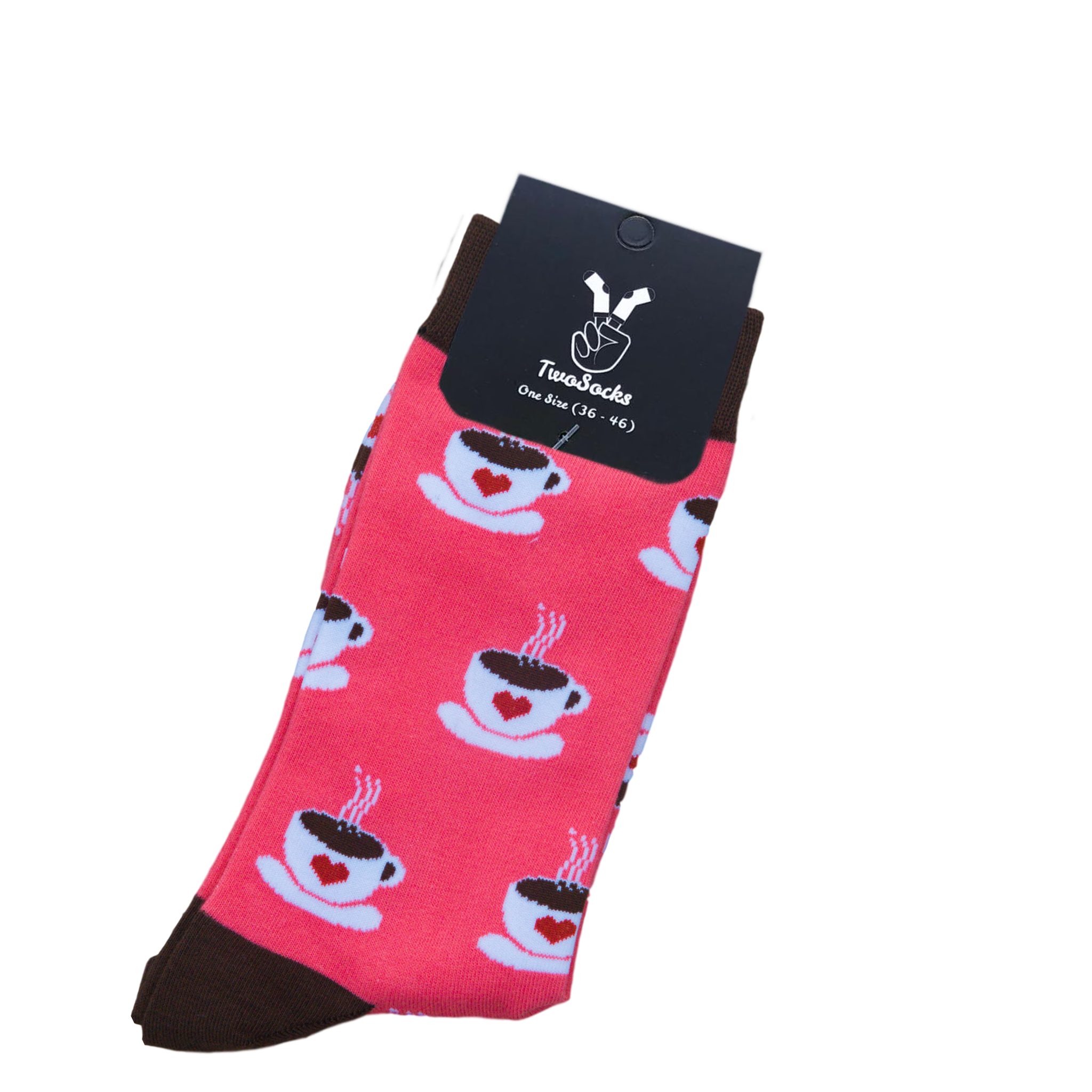 TwoSocks Freizeitsocken Kaffee Socken lustige Socken Herren & Damen, Einheitsgröße