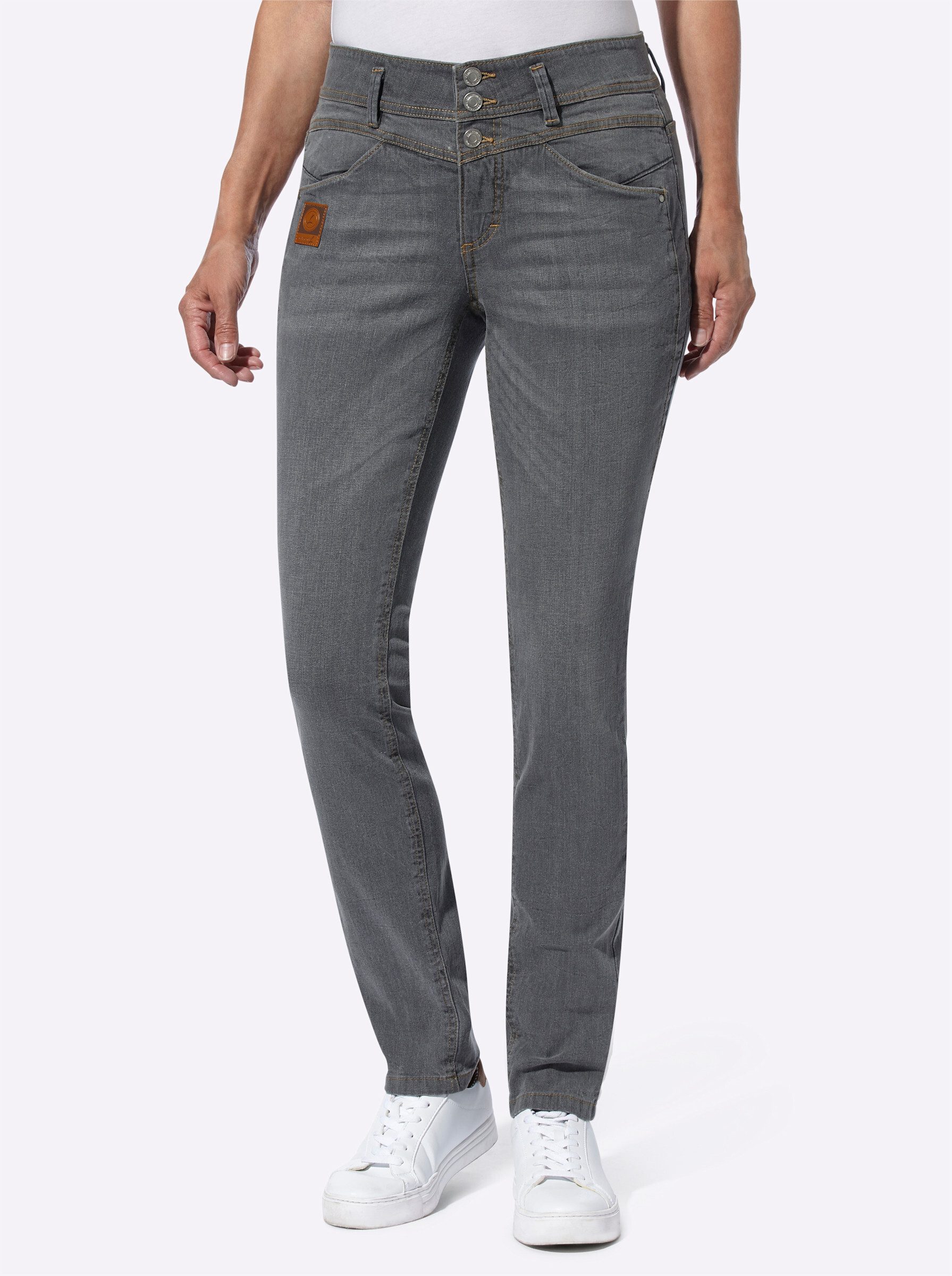 Bequeme Jeans Jeans leicht vertieft