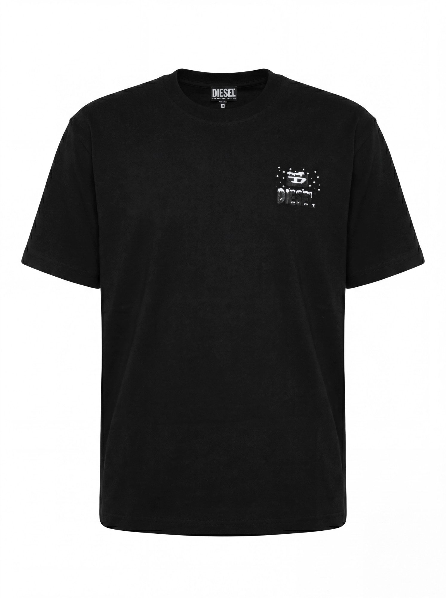 Diesel Rundhalsshirt Loose Fit Relaxed Logo Shirt - T-WASH-XX