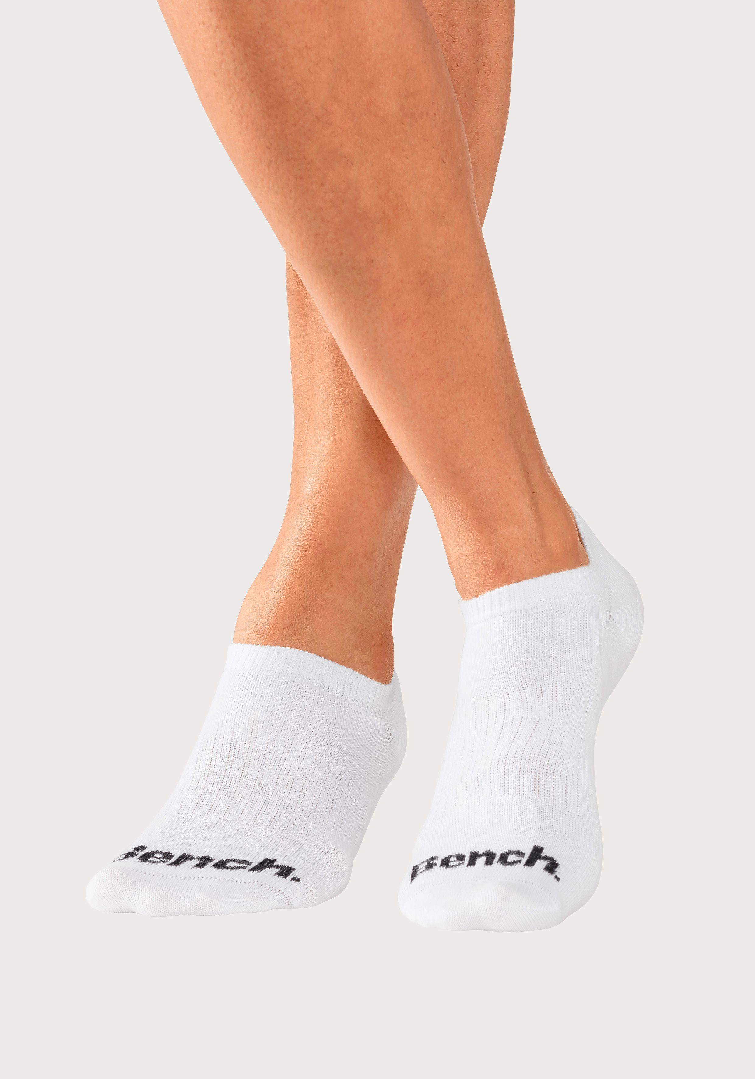 Bench. Sportsocken (Set, 6-Paar) Sneakersocken im weiß verschwinden 6x Schuh