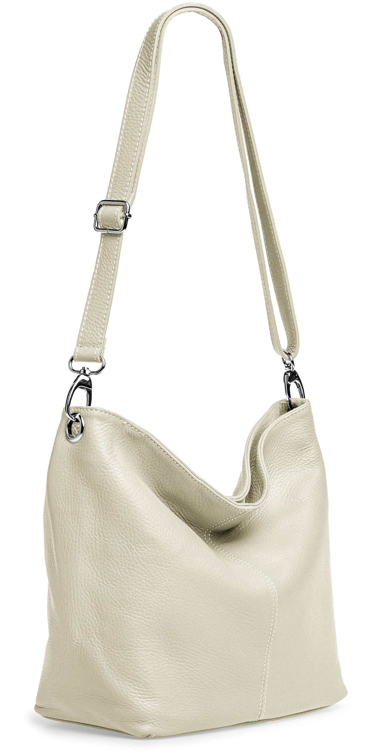 Caspar Schultertasche Klassische Damen Leder Handtasche günstig online kaufen