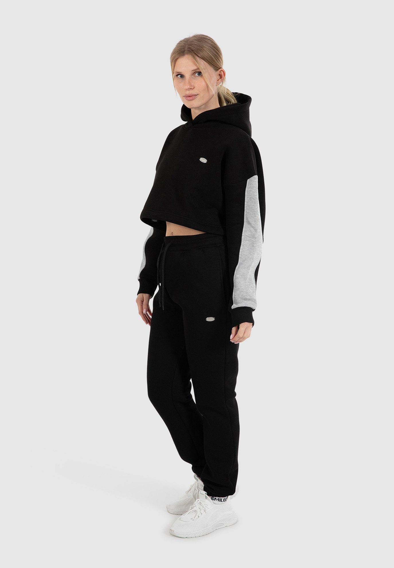 Smilodox Hoodie Amaya, Oversize Fit Crop günstig online kaufen