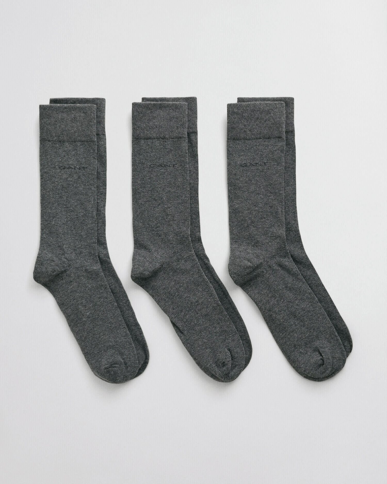 Gant Basicsocken SOFT COTTON SOCKS 3-PACK (Packung, 3-Paar, 3) mit Logodruc günstig online kaufen