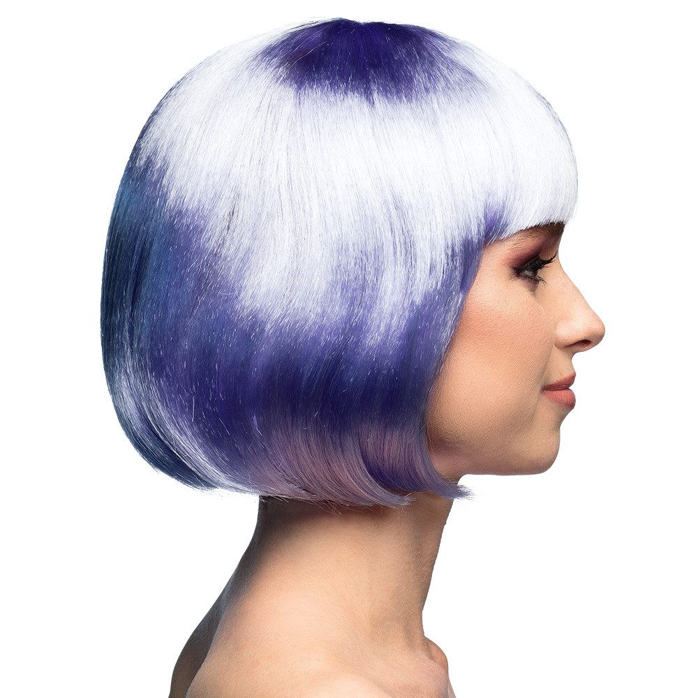 Boland Kostüm-Perücke Perücke Cabaret helllila – Kurzhaar Bob mit Pony für Damen, Karneval, Kurzhaar Bob mit modernem Pony für Damen