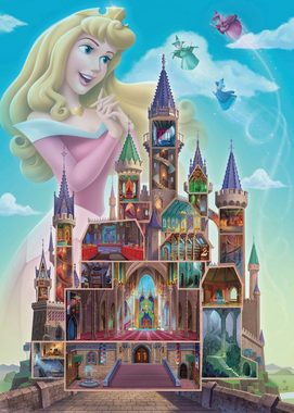 Ravensburger Puzzle Disney Castle Collection, Aurora, 1000 Puzzleteile, Made in Germany
