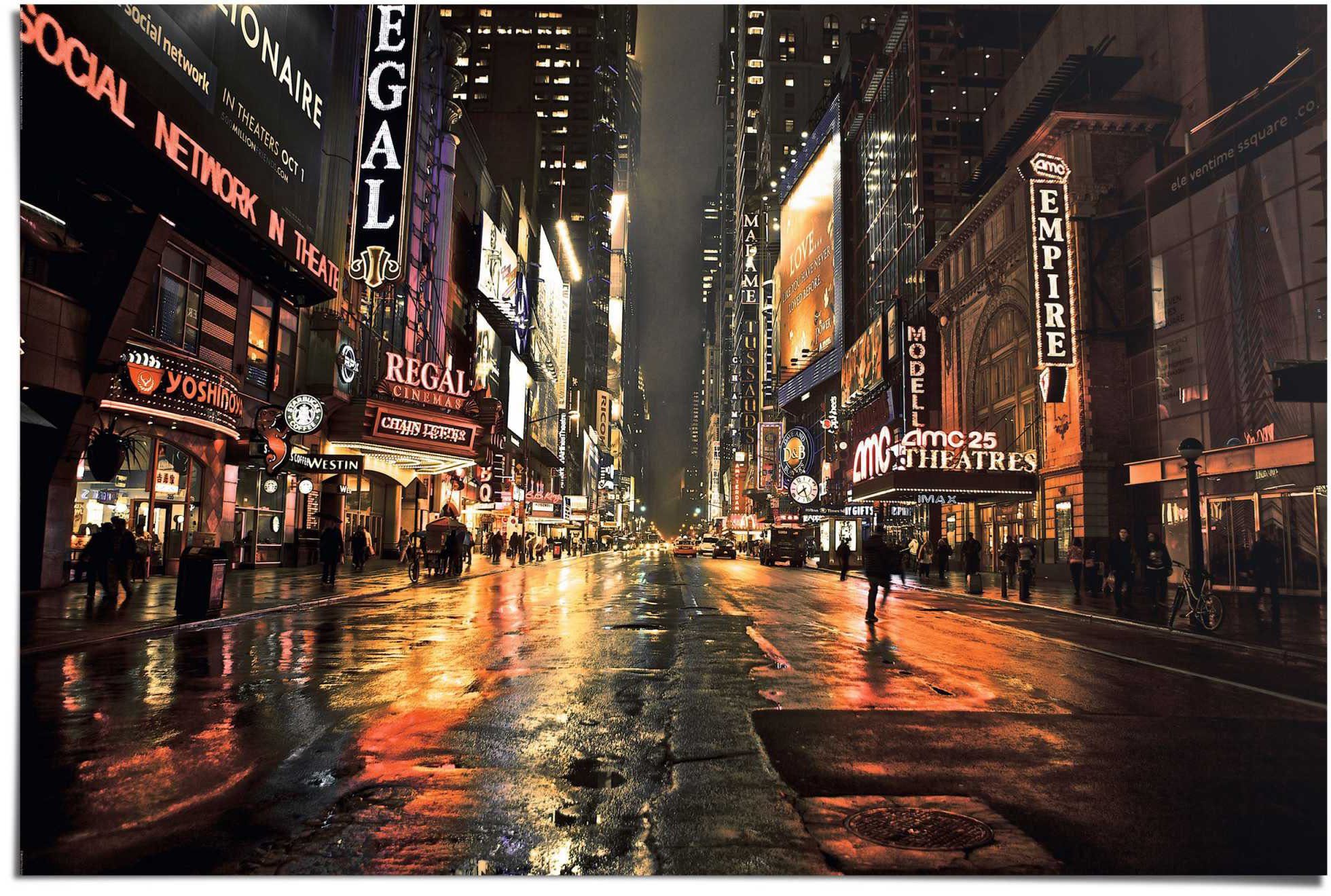 Reinders! Poster Manhattan 42nd Street, (1 St)