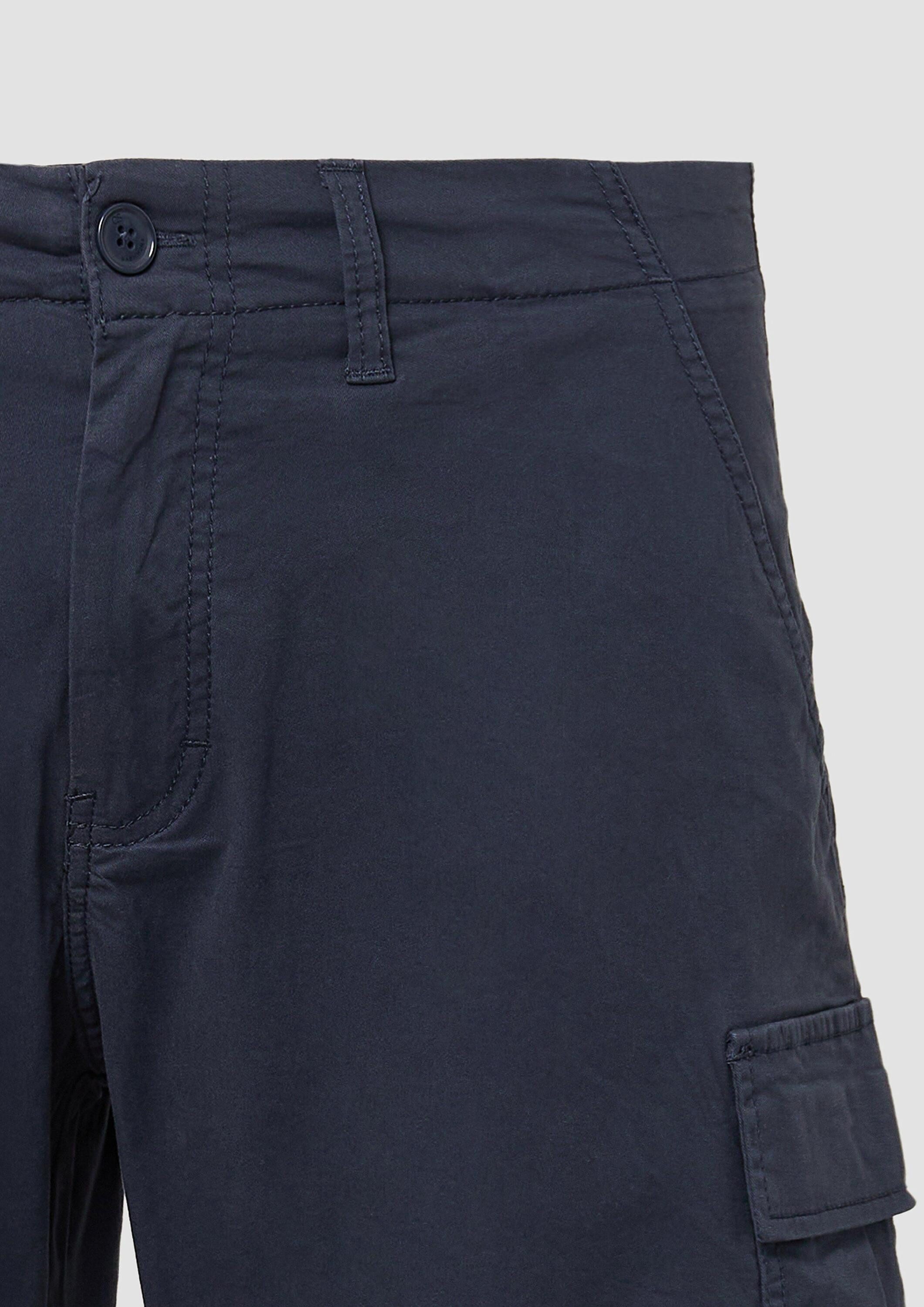 QS Shorts Bermuda Cargo-Shorts aus Baumwollstretch