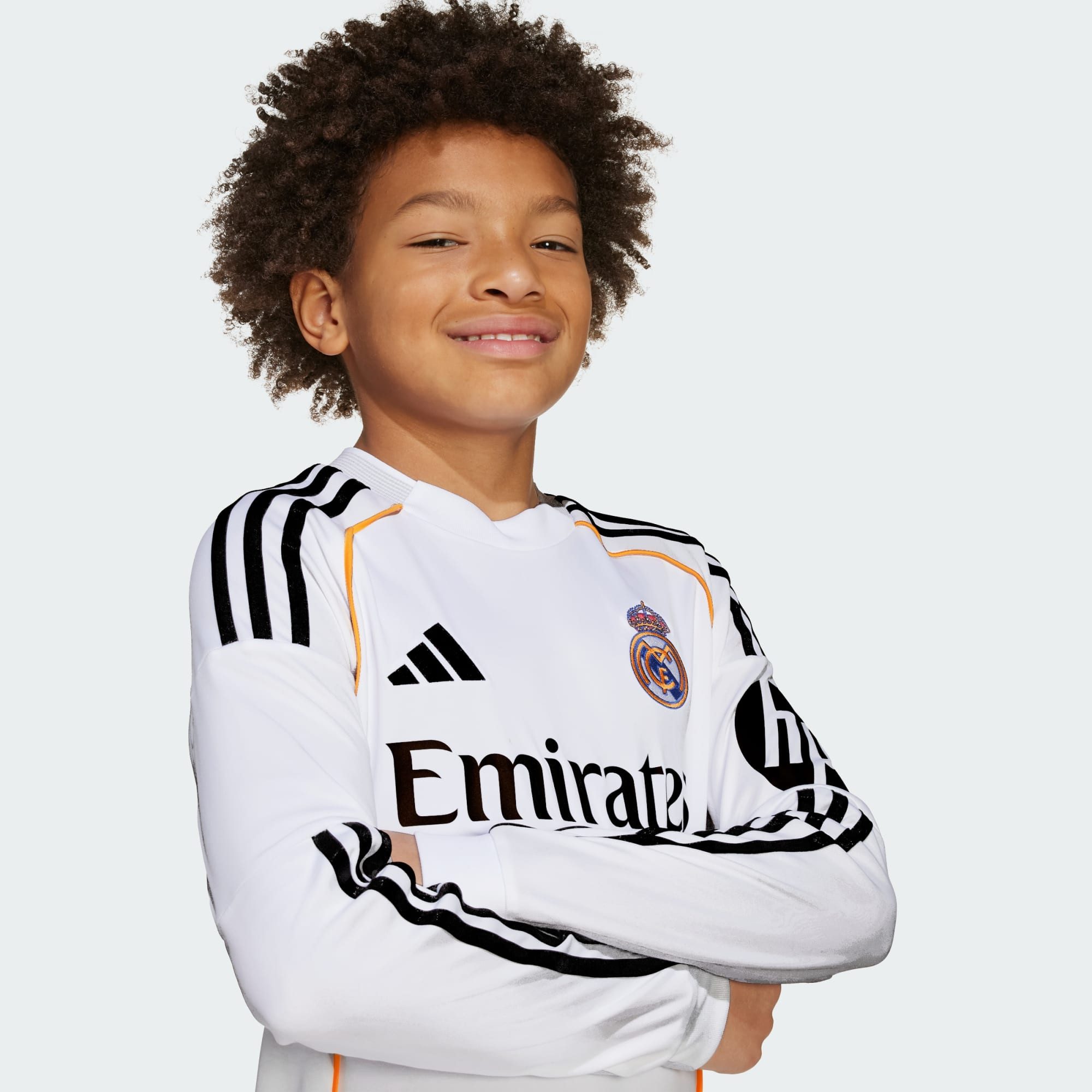 adidas Performance Langarmshirt REAL MADRID 25/26 LONG SLEEVE KIDS HEIMTRIKOT (1-tlg)