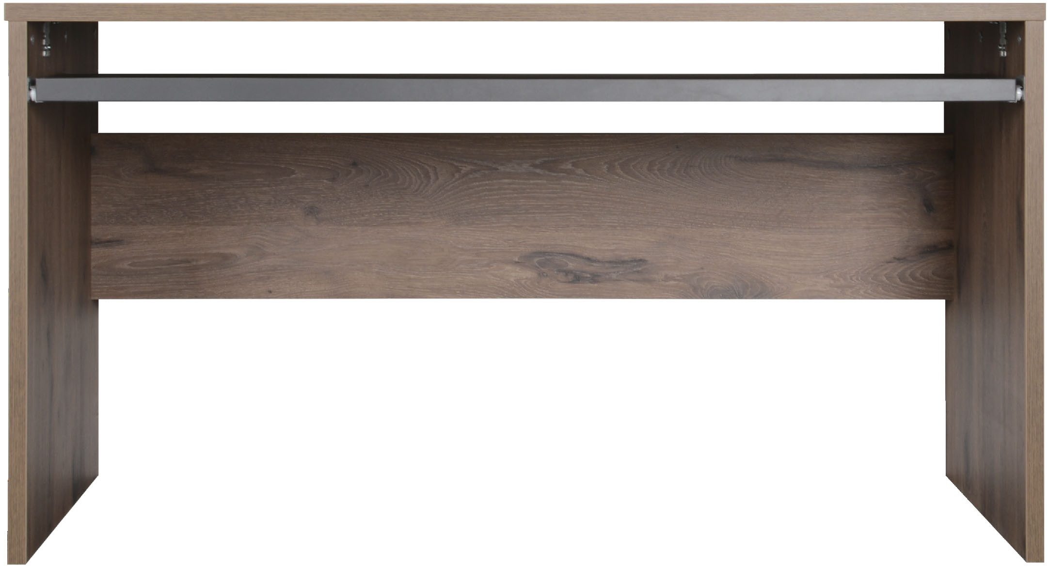 VOGL Möbelfabrik Schreibtisch Barrie mit 2-farbigem Tastaturauszug, in 2 Breiten, 2,5 cm Tischplattenstärke, Made in Germany