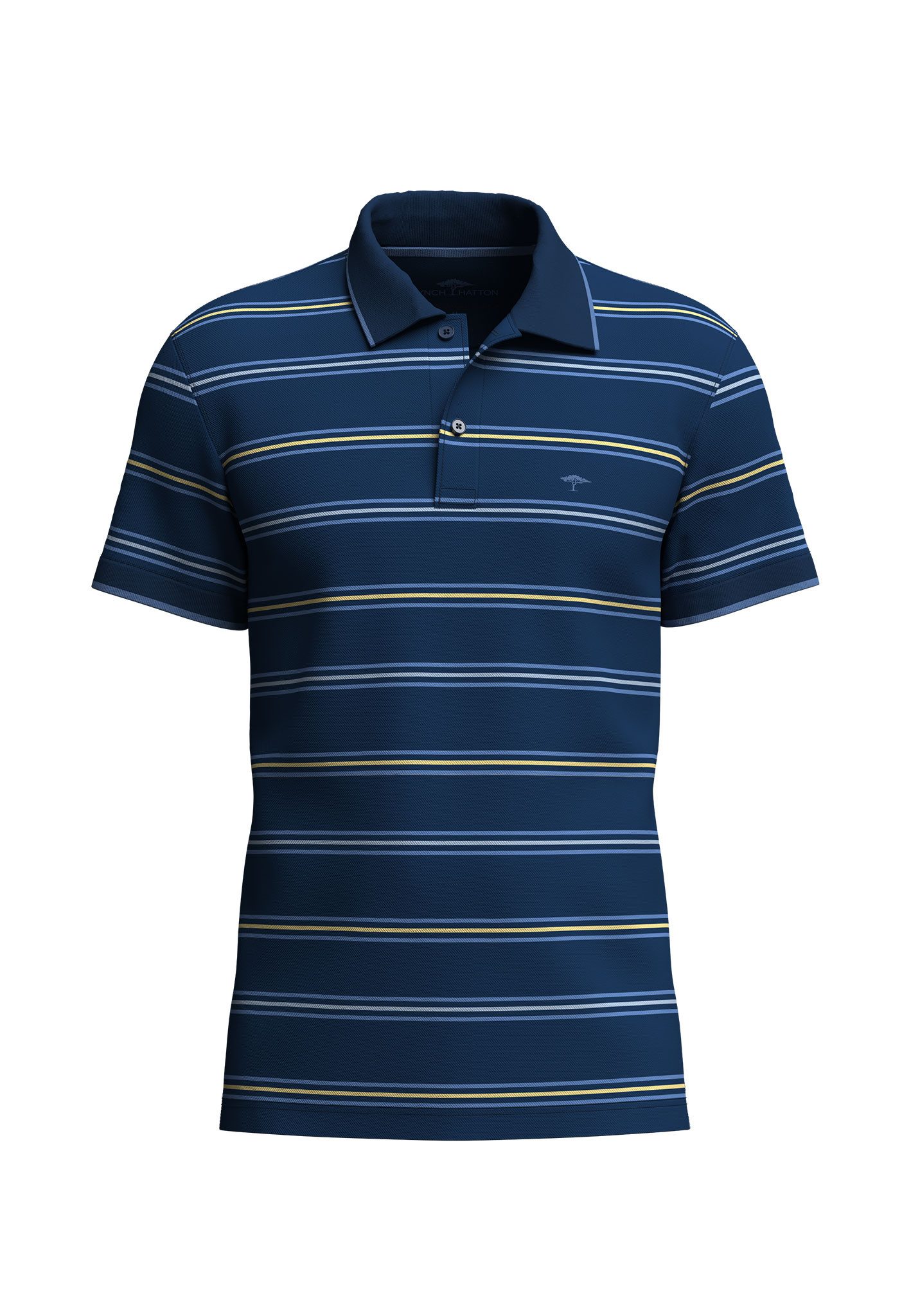 FYNCH-HATTON Poloshirt gestreift, mit Logo-Stickerei günstig online kaufen