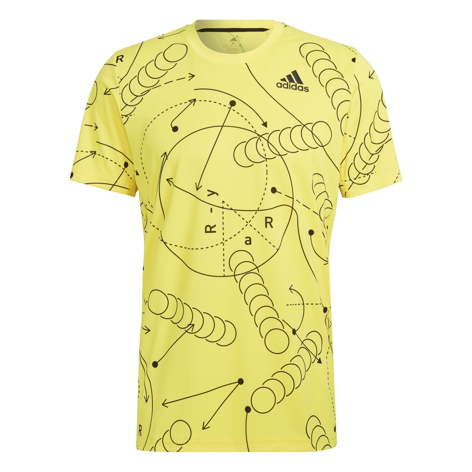 T-Shirt Club Graphic Tee gelb Herren