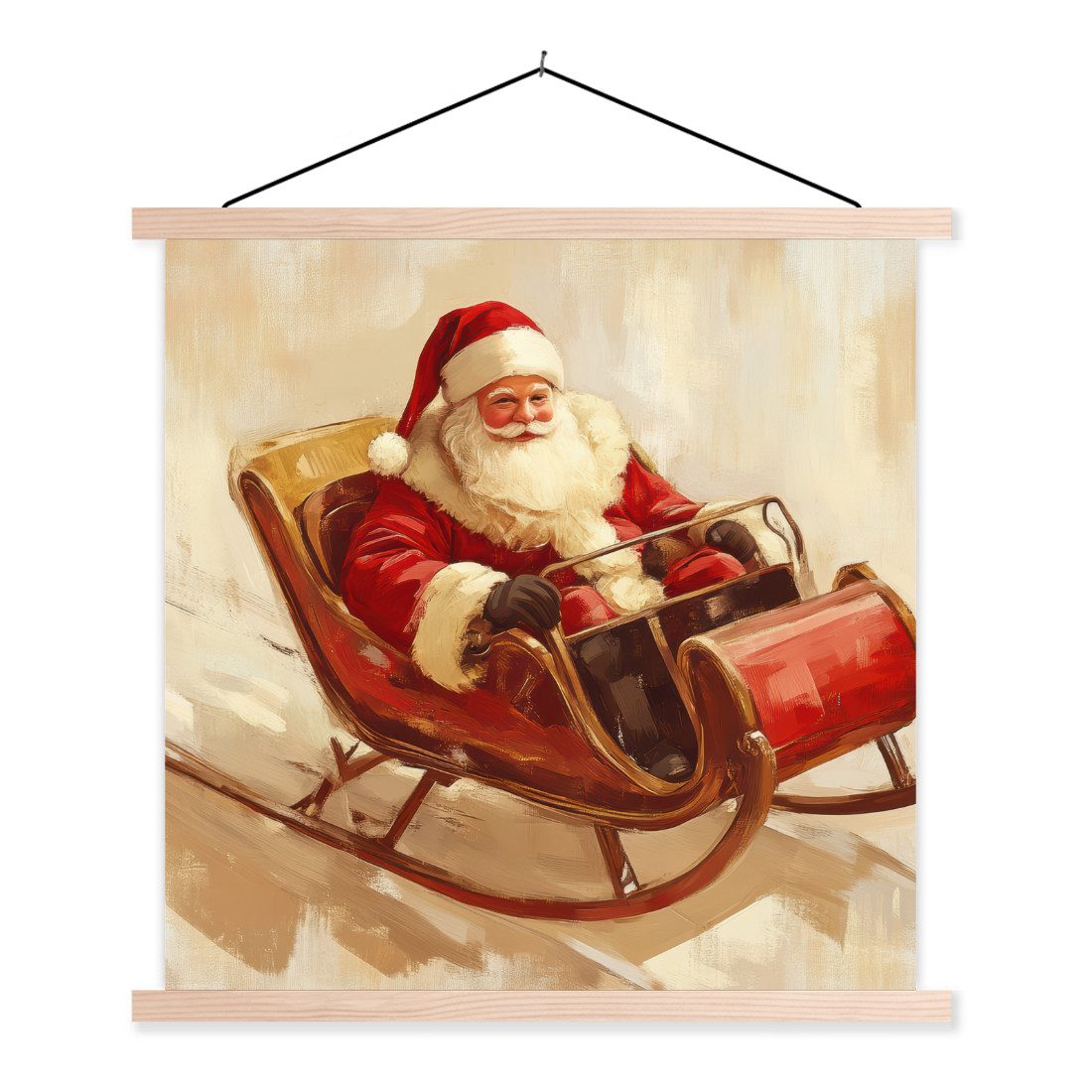 MuchoWow Poster Weihnachten - Schlitten - günstig online kaufen