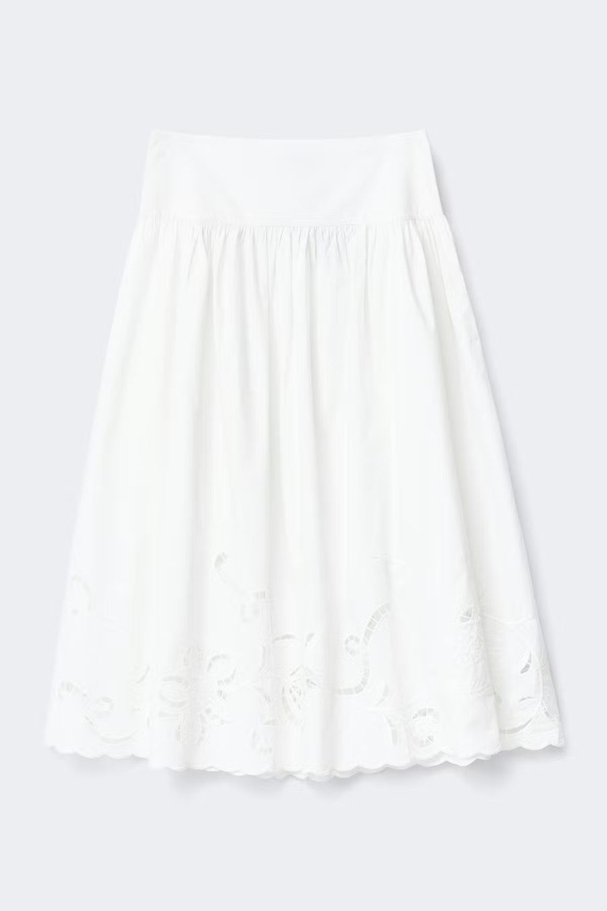 Gina Tricot Sommerrock Poplin skirt - Rock Damen - Sommerrock - Maxirock - Rock
