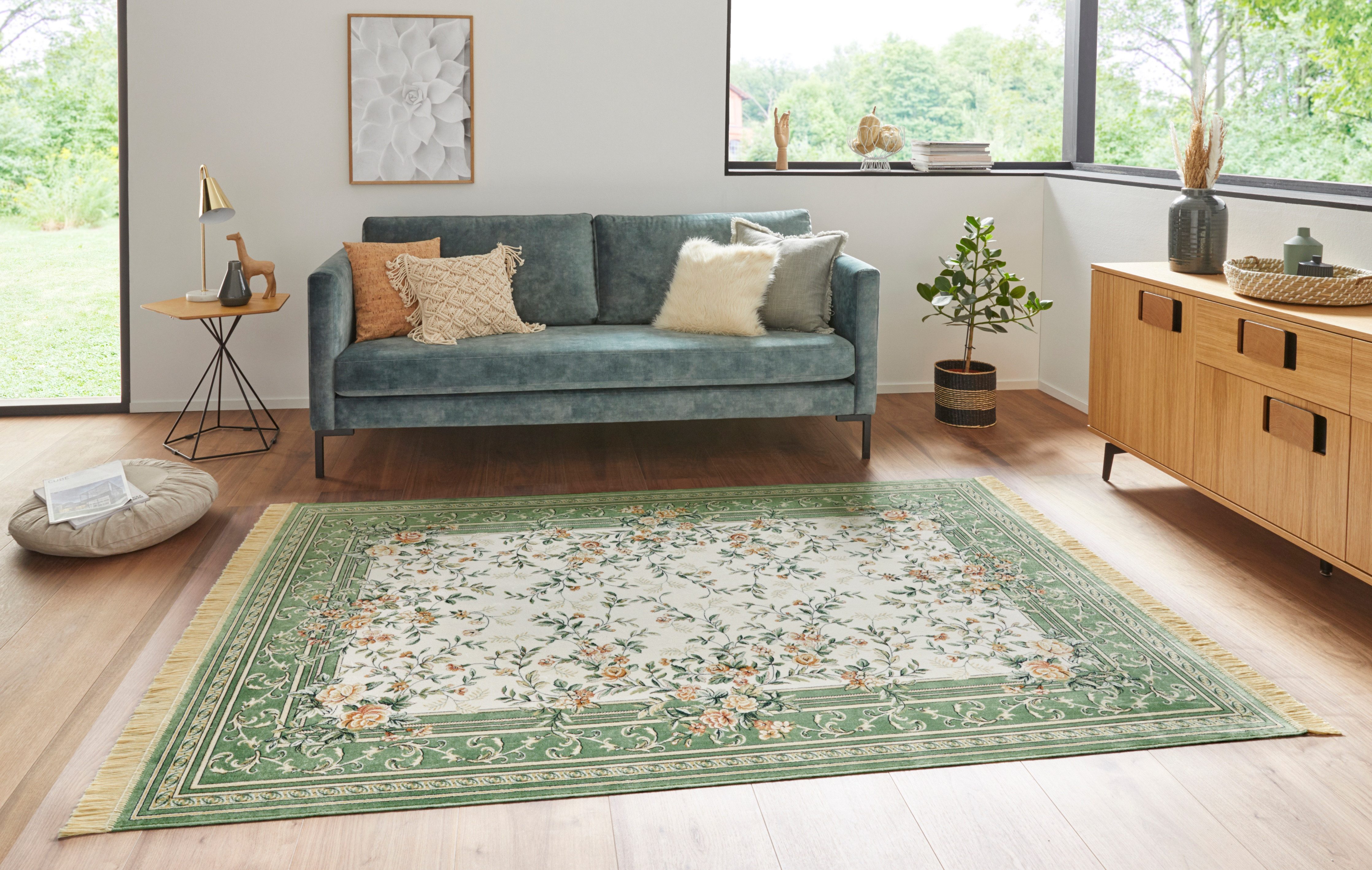 HANSE Home Teppich "Antik Flowers" rechteckig 5 mm Höhe Orientalisch mit Fr günstig online kaufen