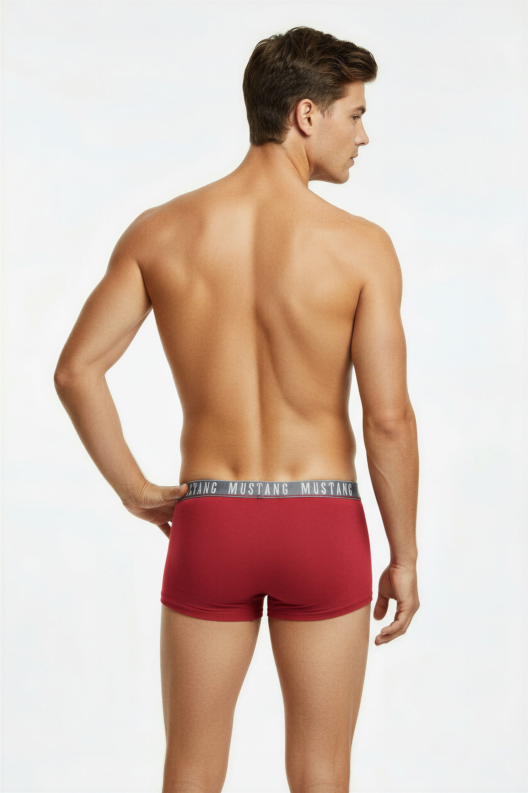 MUSTANG Retro Boxer KILIAN Retro-Pants Herren Unterhose Boxershorts (Spar-Set, 3-St) enge Passform, perfekter Sitz, elastischer Bund, maximaler Komfort – Bild 5 von 5