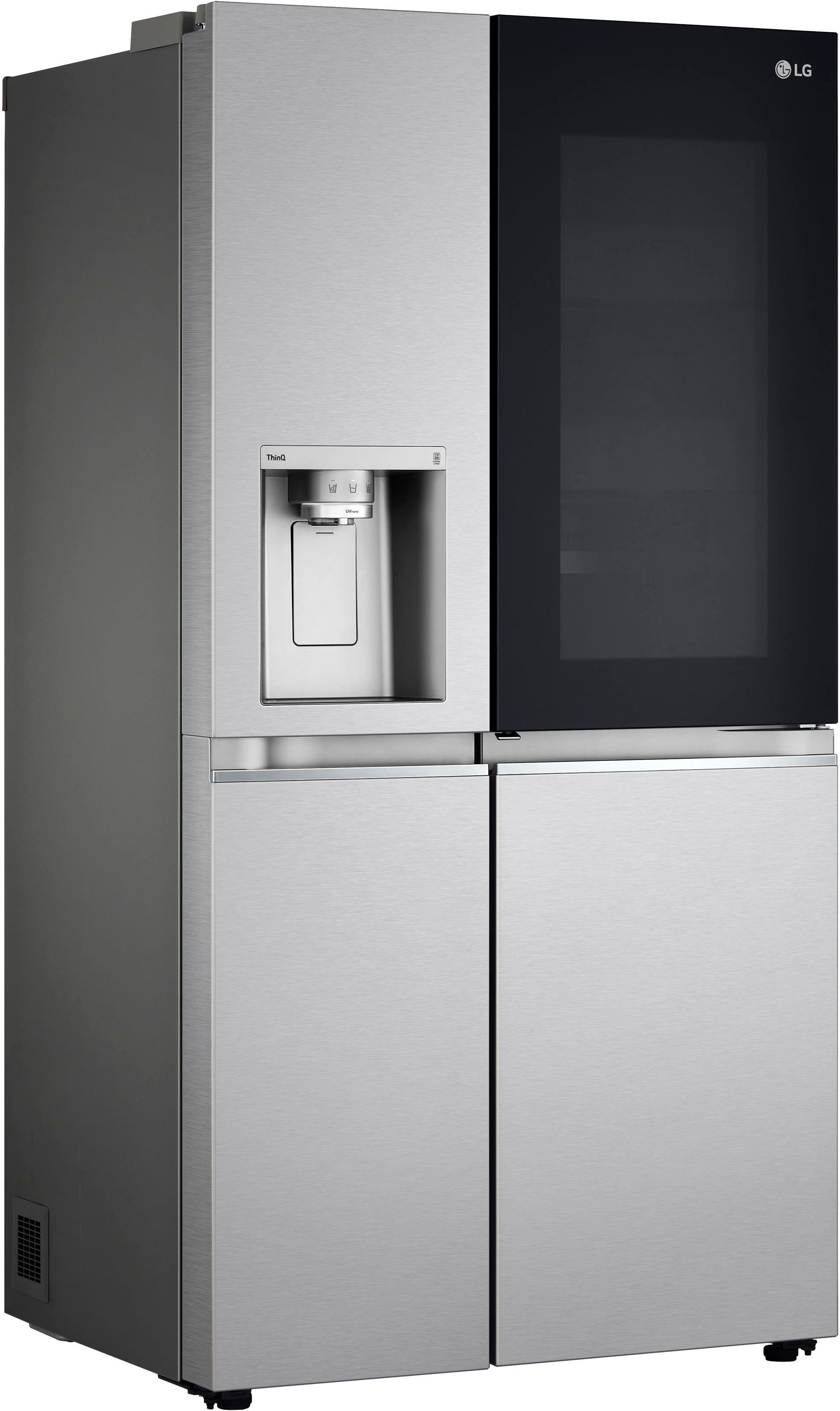 LG Side-by-Side GSXV91BSAF, 179 cm hoch, 91,3 cm breit, InstaView™, Wasserspender