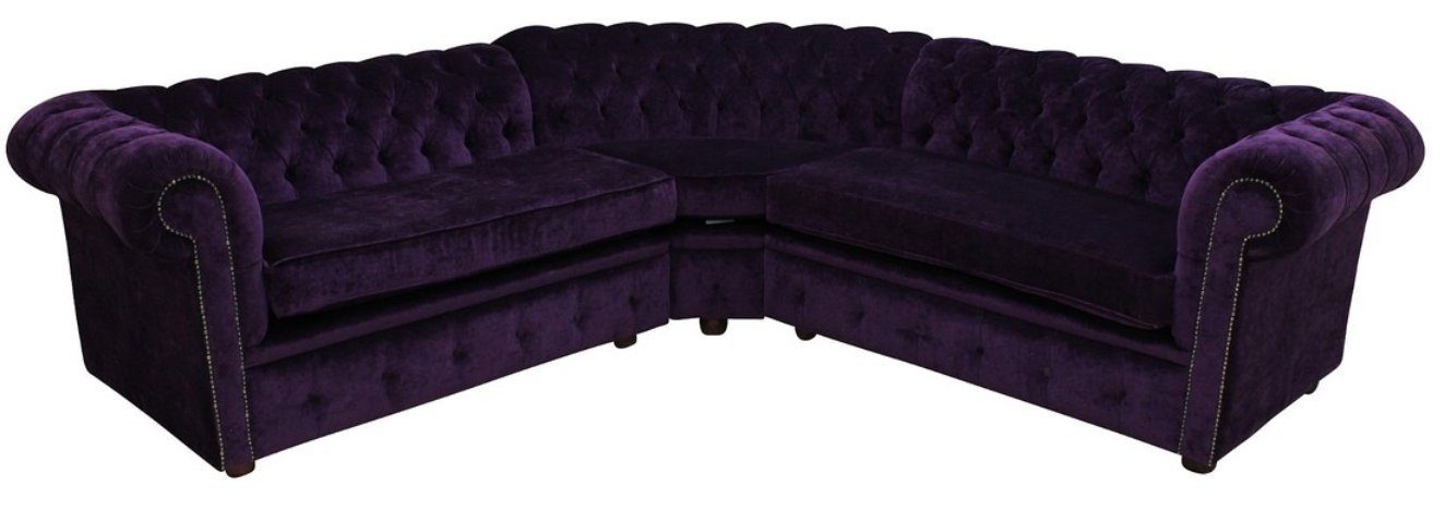 JVmoebel Ecksofa, Chesterfield Ecksofa 245 Wohnlandschaft 245cm x